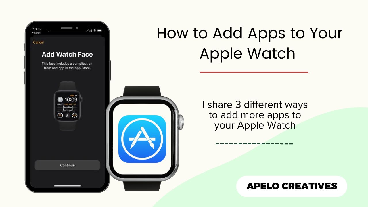 steps to add apps to your apple watch